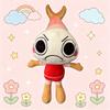 38Cm Cute Fish Tail Head Plush Doll Cartoon Soft Stuffed Toy Perfect For Birthday Holiday Gifts