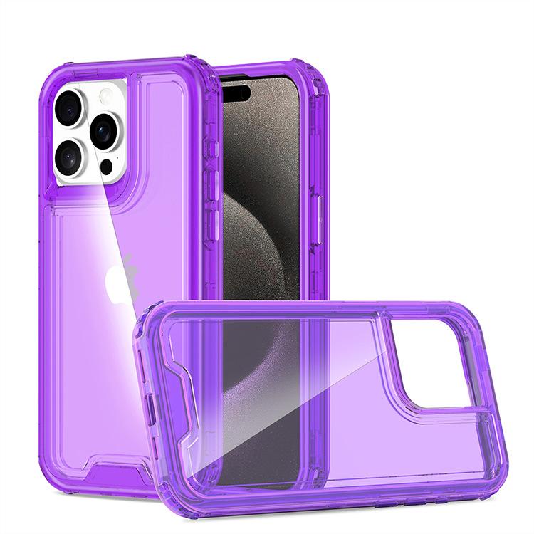 Dla IPhone15 Pro Max Kolorowe Trzy w jednym Trzyodporne Etui na telefon komórkowy Aiwei dla Apple Poduszka powietrzna Odporne na upadki