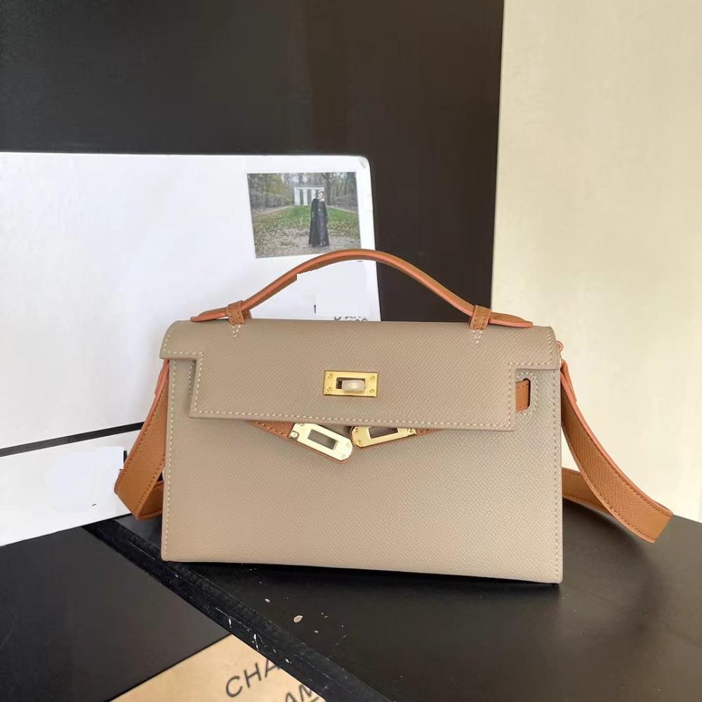 

Класична міні-сумка через плече першого покоління Нова сумка з візерунком пальми Висококласна сумка через плече з одним плечовим ременем Сумка з натуральної шкіри для жінок 22x14x7cm