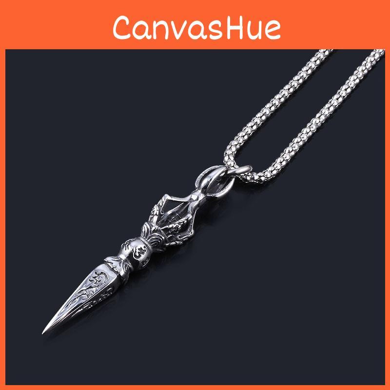Alloy Vajra Pendant Necklace Alloy Geometric Jewelry Pendant For Casual Fashion