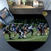Seattle Seahawks Players pattern round rug,Carpet Rug for Living Room Bedroom Playroom ,Non-slip Floor Mat,Holiday Gifts and Birthday Gifts.