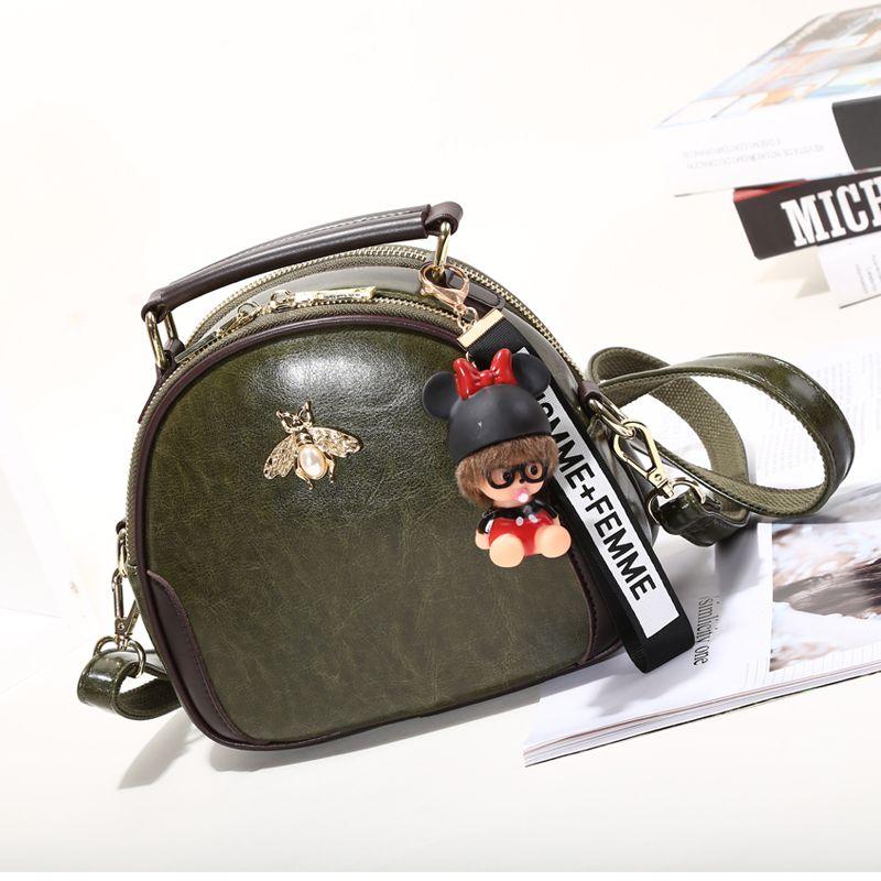 Women's Bags 2024 Small Bags Summer Round Retro Handbag Female Fashion Versatile Single Shoulder Crossbody Bag