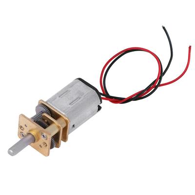 N20 Miniature DC Metal Gear Motor 3V-9V Low RPM High Torque 4WD Car Electric Screwdriver Door Lock Motor DIY Toy Gearbox