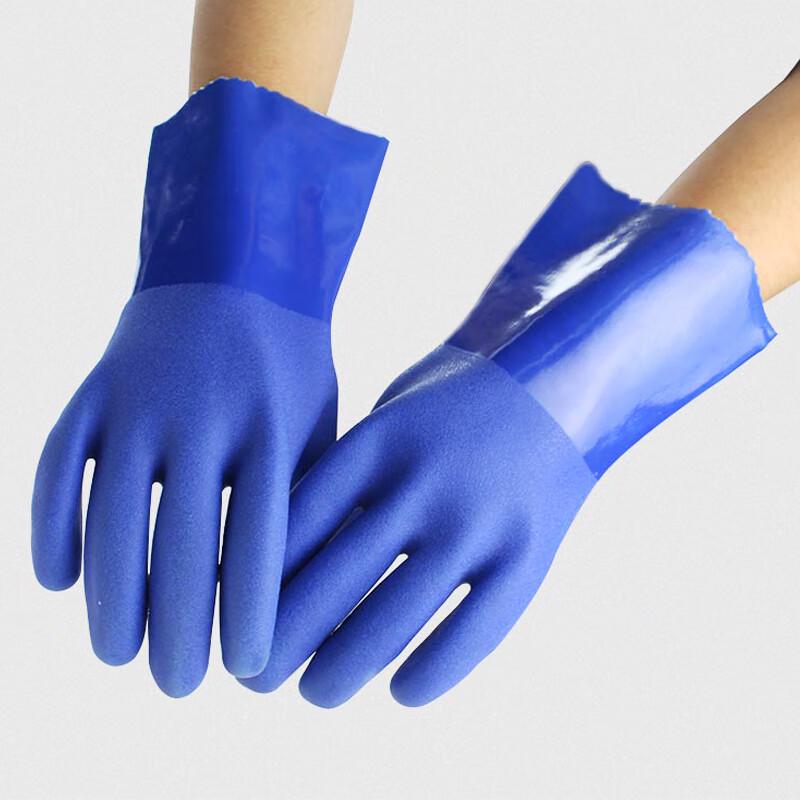 Hengda 618 Industrial PVC Coated Oil & Acid Resistant Work Gloves
