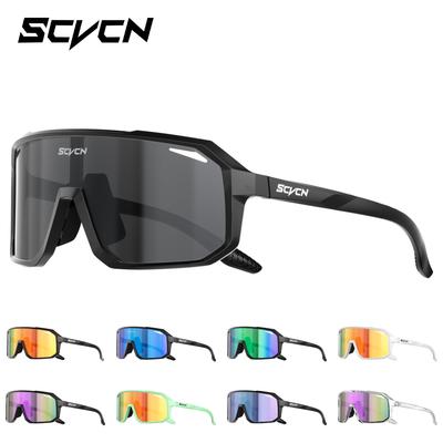 SCVCN Cycling Sunglasses for Men Sports Glasses Bike Mountain Bicycle Hiking Camping UV400 Protection Glasses Women Baseball