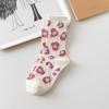 Cute Harajuku Strawberry Love Sweet Socks Middle Tube Breathable  Autumn And Winter Casual Socks