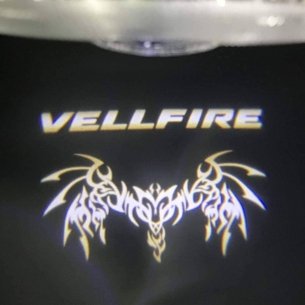 Ltsplay 20 Series Vellfire Courtesy Door Welcome LED Logo Door Lamps with Adjustable Set of 2 for Vellfire 30 Series Vellfire Lights, Lights,