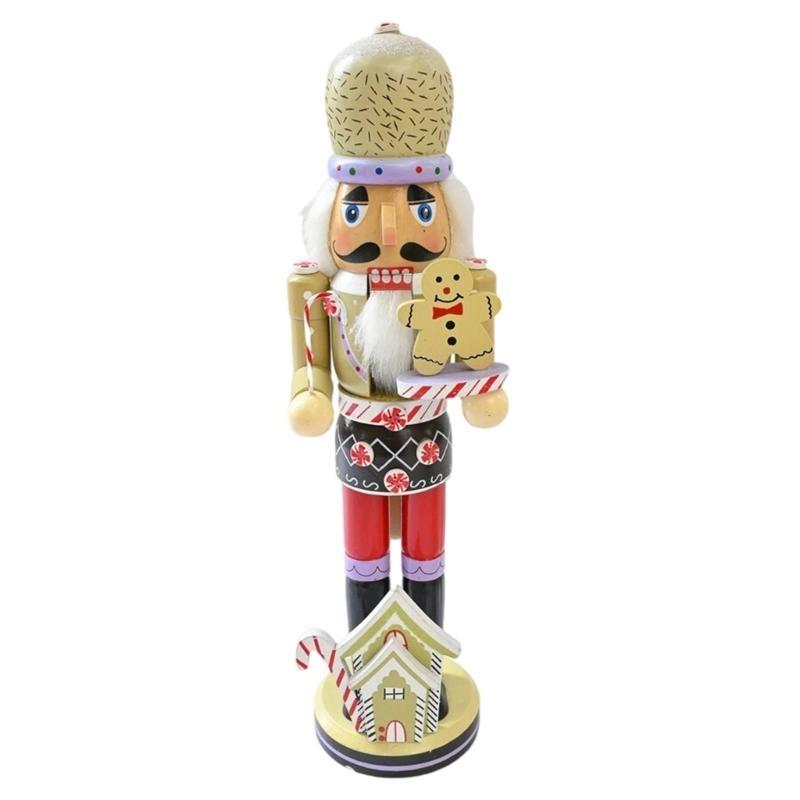 Delicate Nutcrackers Ornament 38cm Christmas Tabletop Display Decoration
