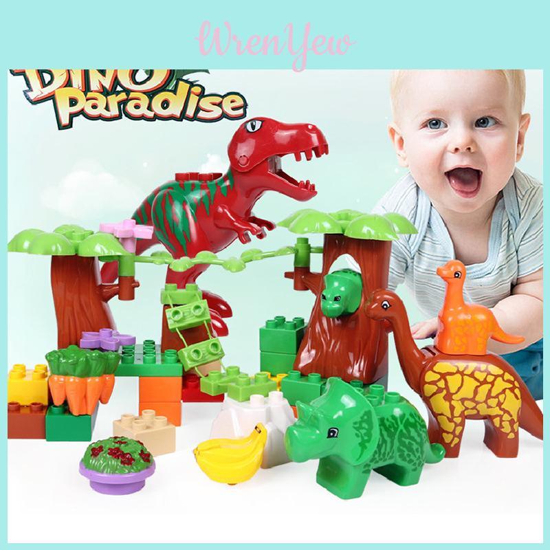 Dinosaur Toy Construction Kit With 40 Large Pieces For Children Educational Fun