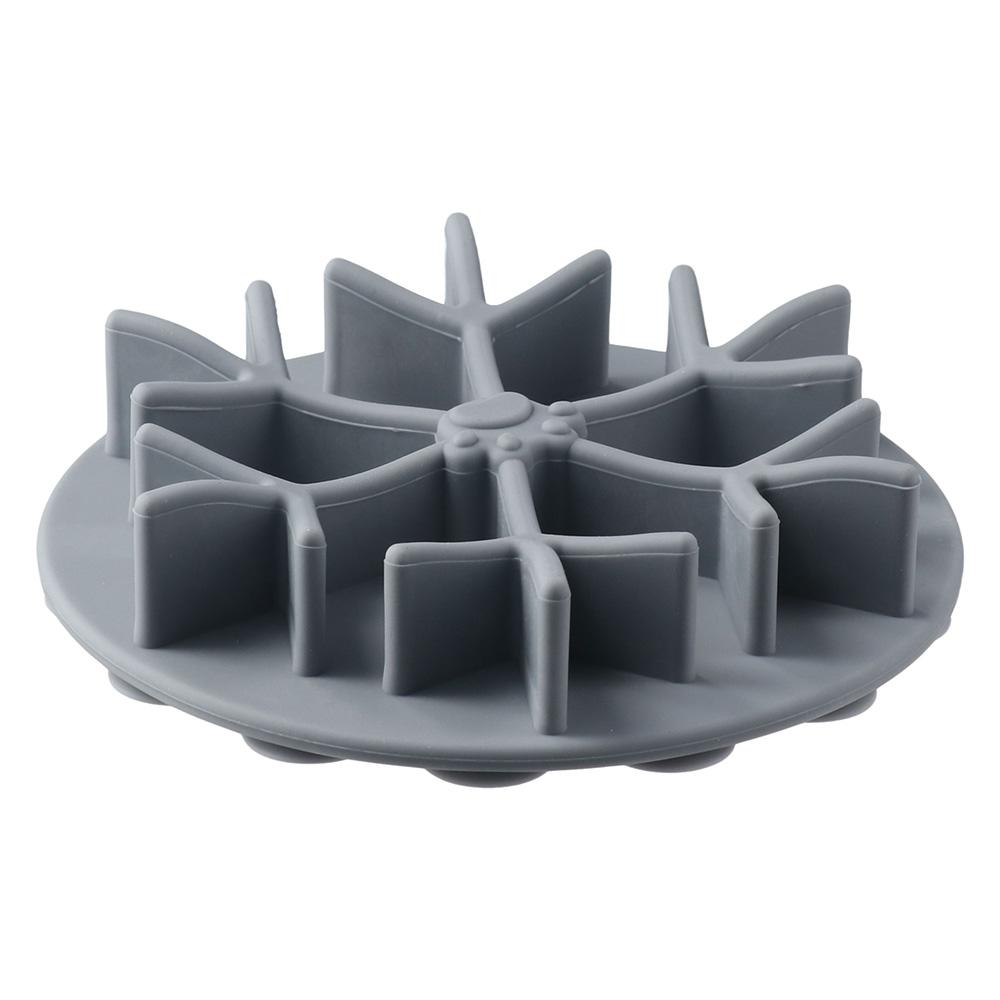 

Серая силиконовая вставка для медленной подачи для собак, миска для медленной подачи для собак, способствующая пищеварению