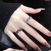 Niche Design Ring Opening High Sense Cold Wind Dark Personality French Lava Metal Index Finger Ring