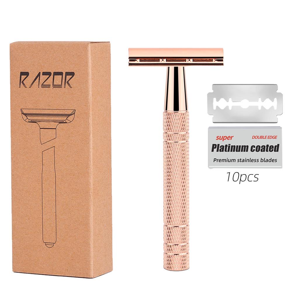 Retro Double-Sided Platinum Manual Shaving Razor