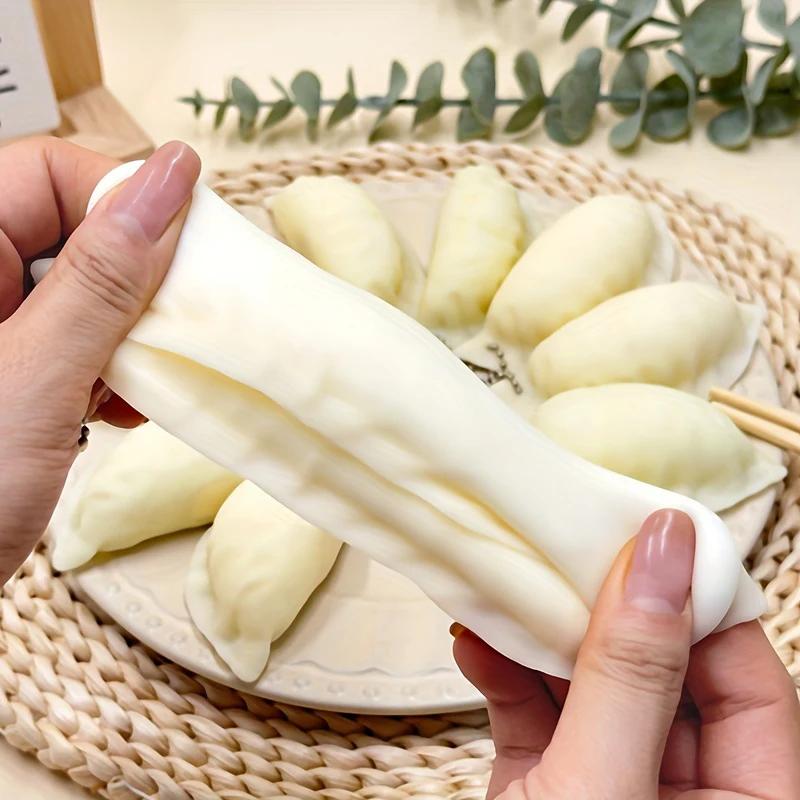 Simulation Dumpling Squishy Toys Stress Relief Ball Slow Rising Sensory Squeeze Fidget Toy For Adults Kids Gift Classroom Prizes