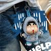 Crayon Shin Chan Emotion Dopamine Series Plush  Cute Plush Doll Bag Decoration Pendant Keychain Doll Surprise Toy Gifts