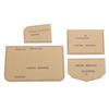 4Pcs Acrylic Wallet Template DIY Leather Craft Zipper Coin Purse Card Bag Making Tools