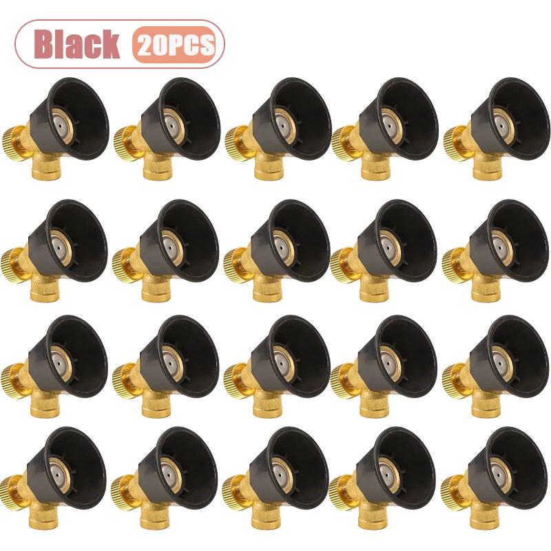 1-20PCS Durable Sprinkler Adjustable Spray Nozzle Garden Water for Irrigation Agriculture Suitable Efficient Watering Irrigation