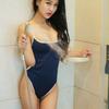 Sexy lingerie swimsuit pure desire backless suspender onesie women's swimsuit dead library water tights