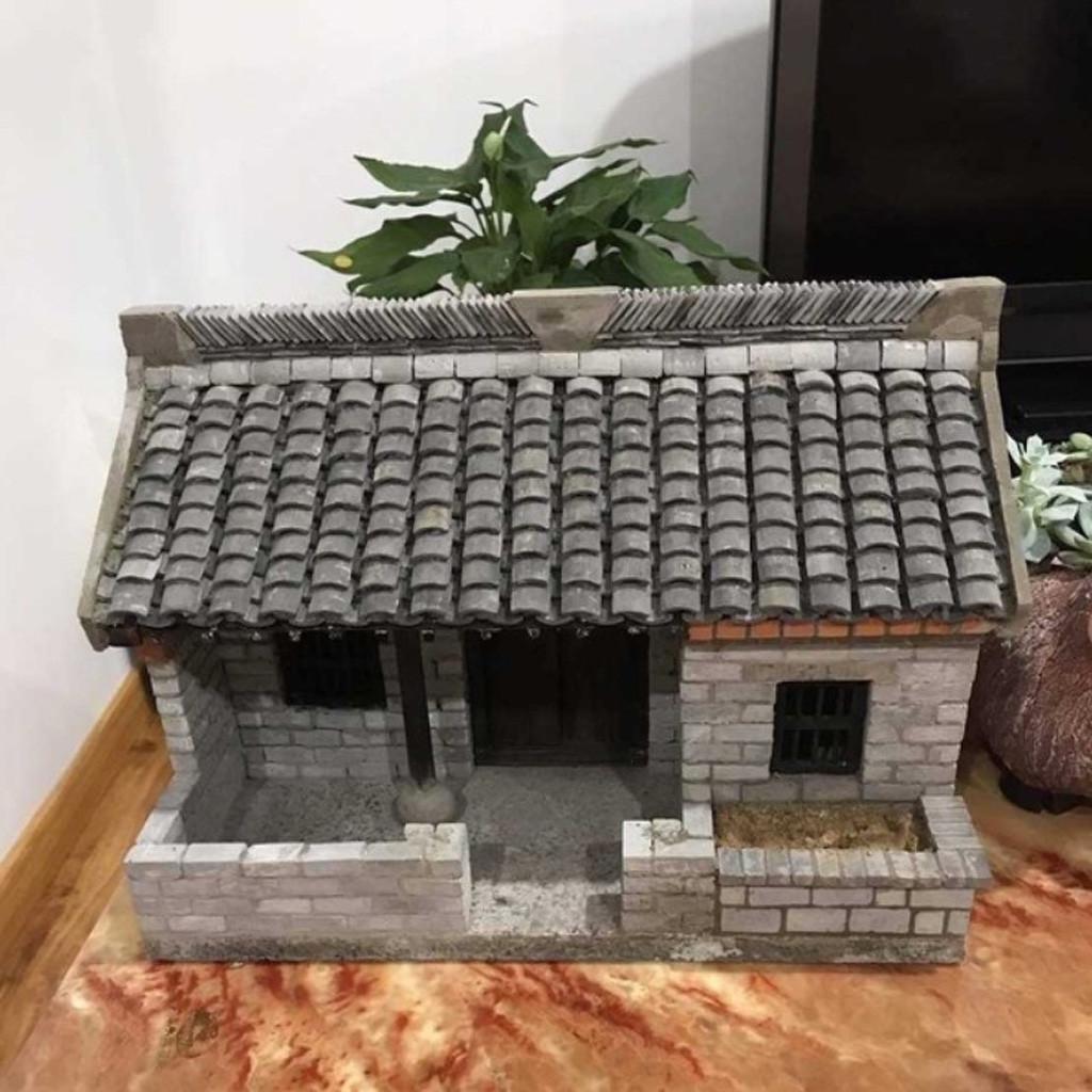 Toy Sand Table Simulation Brick Scenery Diorama Kids Building Miniature