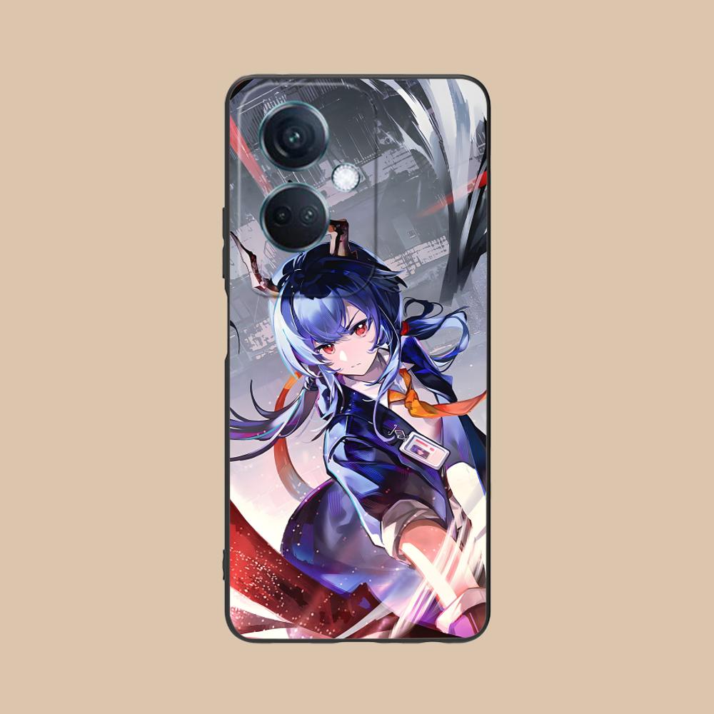 

Arknights Chen Matte TPU Mobile Phone Case for OPPO Reno 14 13 12 11 10 9 8 7 6 5 F T Pro 5G Colorful Printing Cover OPPO Reno5 5G