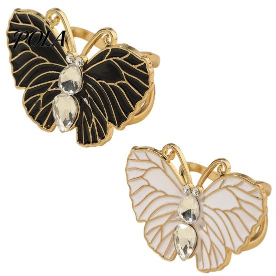 Elegant Butterfly Brooch Scarf Ring, Exquisite Clip, Buckle Durable Ring Stylish Pin for Scarves Shawls Fashion Styling Clip