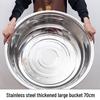 Linglong Bafang 70cm Extra Large Thickened 201 Stainless Steel Basin