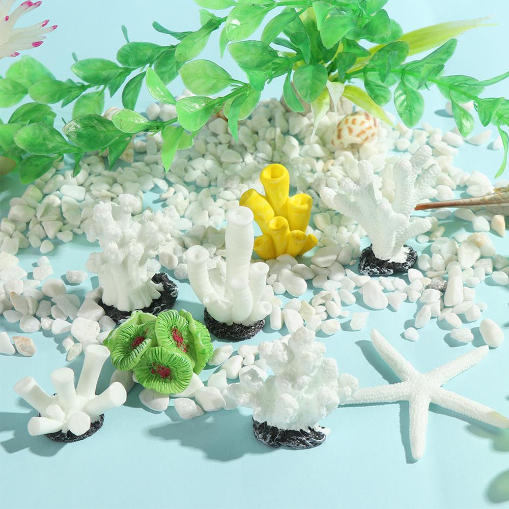 Tank Ornaments Aquarium Decor Landscape Making Simulation Starfish Resin Reef Rock Artificial Coral