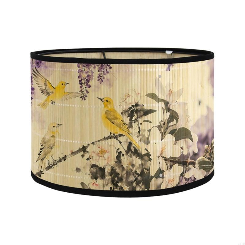 E27 Bamboo Lampshades Wall Light Cover Table Light Shade Elegant Decorative Lighting Accessories Enduring M4YD