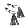 Leather Tassels Simulator Flirting Nipple Clamps Nipple Clips Fetish Flirting BDSM Sex Products for Women Men Adult Games