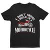 I Dont Snore Dream Im A Motorcycle Funny Biker T Shirt Unisex Vintage Washed Slightly Homme Top For Everyday Wear Graphic