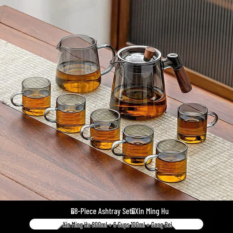 Star-Branded Glass Kung Fu Tea Set