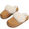 Retro ethnic wind cotton slippers 22 winter new outer wear thick-bottomed velvet thermal bag head slippers