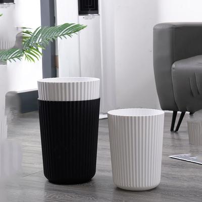 Kosz na śmieci Plastikowy kosz na śmieci Okrągły pojemnik na śmieci do łazienki Kuchni Sypialni Domowego Biura Akademika