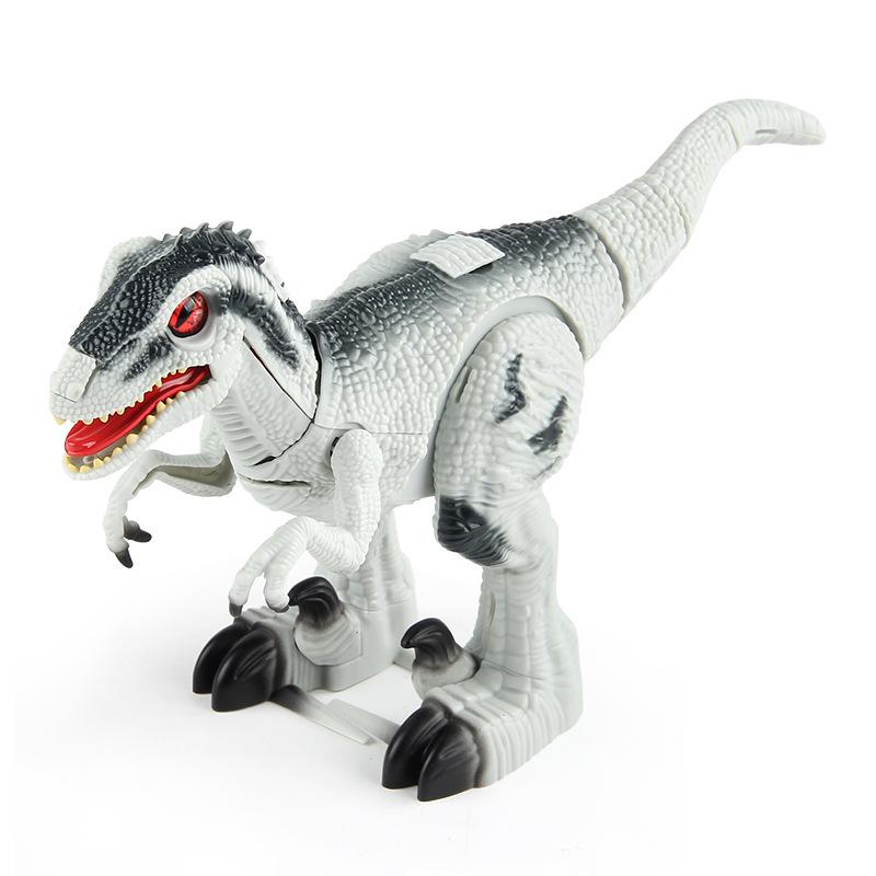 Children'S Electric Toy Velociraptor Walking Dinosaur Puzzle Diy Assembly Dinosaur Model Ornament
