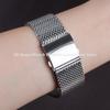 1.0mm Milanese Mesh Stainless Steel Watch Band Bracelet Watch Bracelet 20mm Mesh 18mm 22mm Unisex Replacement Strap Accessory