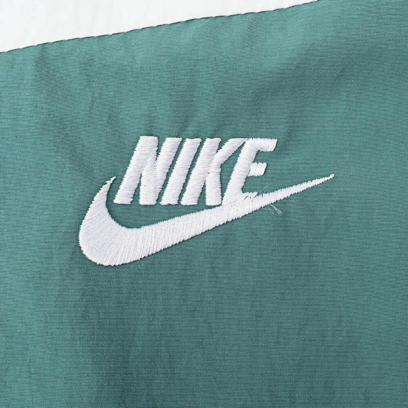 Nike Colorblock Outdoor Casual Sport Zip-Up Collar Windbreaker Kids Outerwear Green FN9134-361