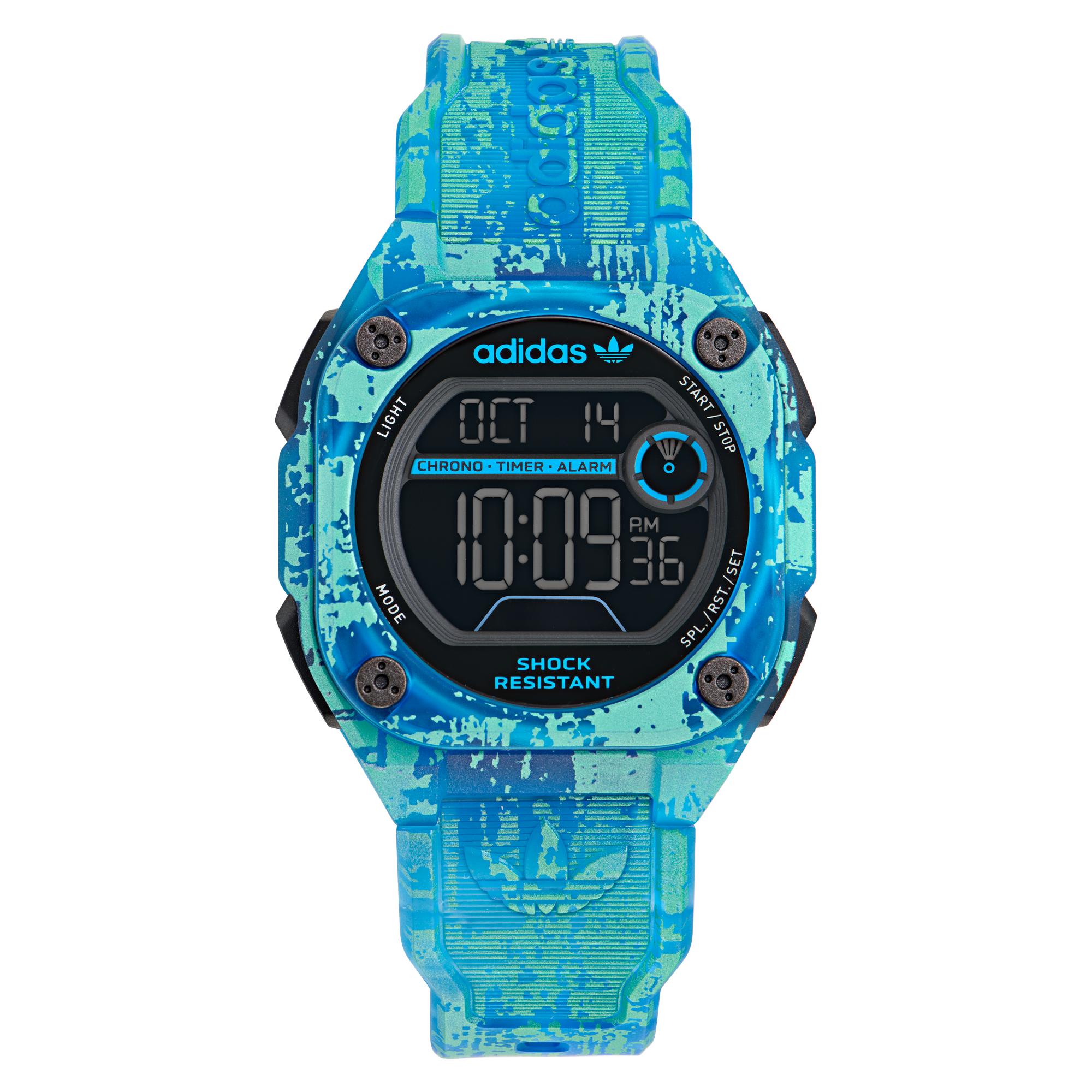 Adidas Originals Wrist Watch Electronic Movement Black Dial Unisex AOST240772I Blue