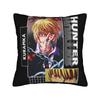 Kurapika HXH Anime Kissenbezug Bedruckter Stoff Kissenhülle Dekorationen Wurfkissenbezug Zuhause Quadratisch 40x40cm