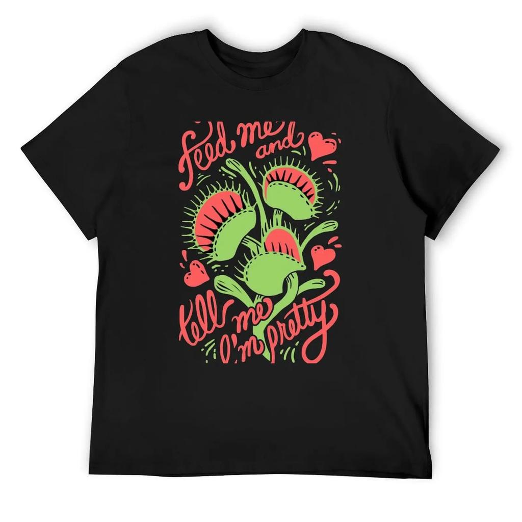Venus Fly Trap T-Shirt Customizeds Graphics Fitted T Shirts For Men