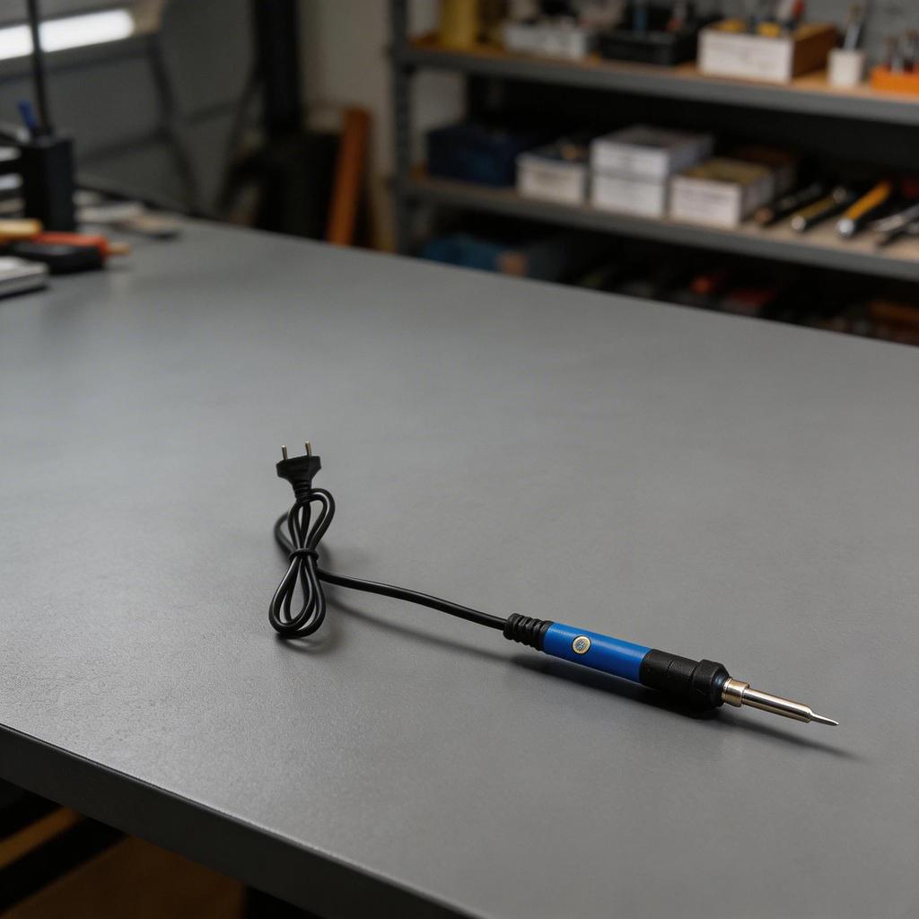 220V Adjustable Temperature Soldering Iron 60W Featuring Fast Heating and Insulated Handle for Electronics and Hobby Projects