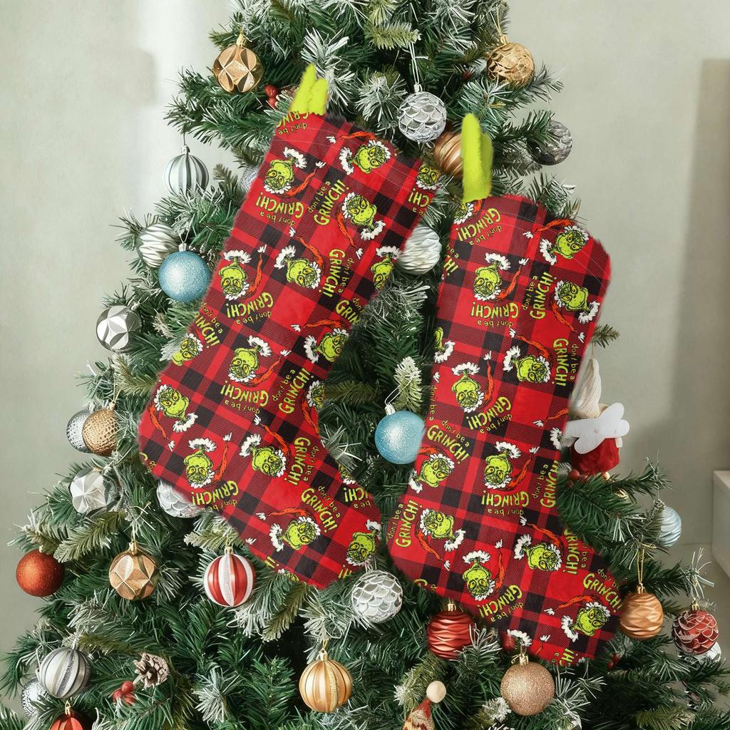 Vánoční punčochy ozdoby vánoční stromek dekorace přívěsky