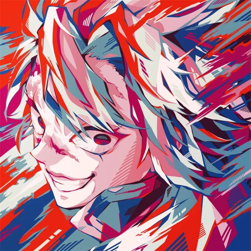 Resin 5D Diamond Painting Cartoon Anime Demon Slayer Embroidery Cross Stitch Kits Art Mosaic Drill Home Decor Gift