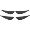 4pcs Front Bumper   Knife Spoiler Modification   Diffuser PVC Paste Type