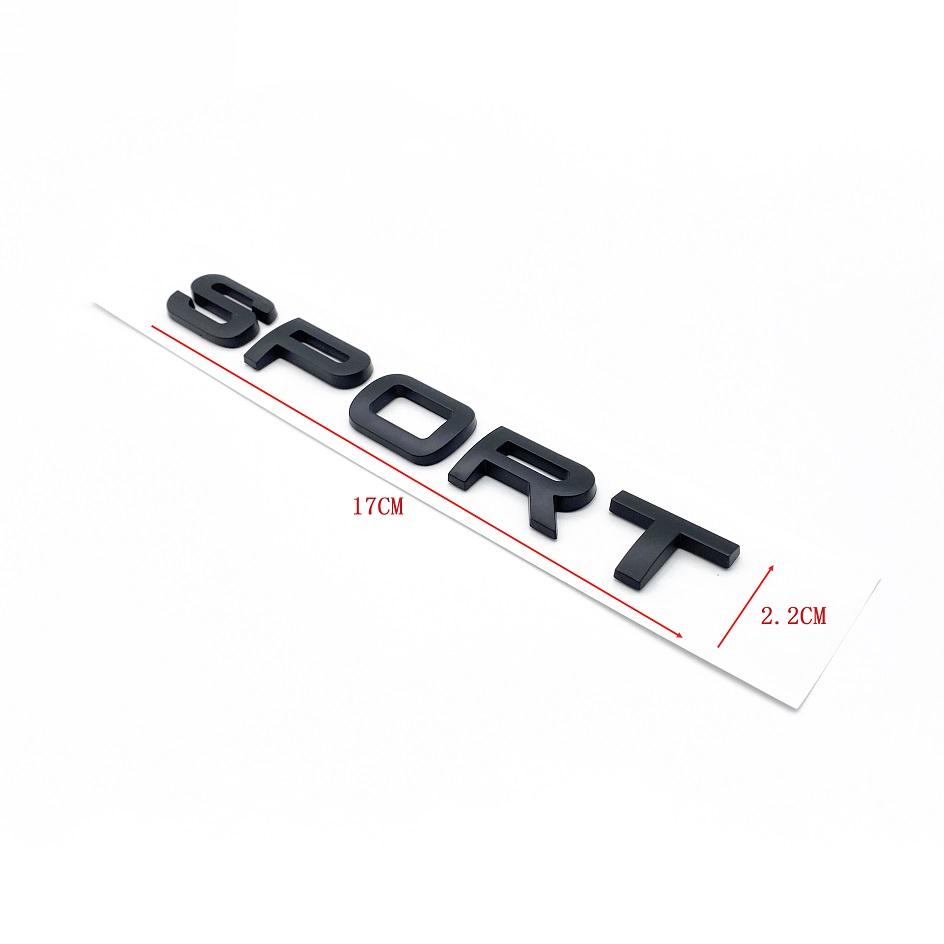 WDC5 New Car 3D ABS Letters Badge SPORT HSE Emblem for SUV Series Rear Trunk Tail Styling Sticker Accessories