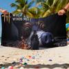 Towel Meet Beach Winds Bath Quick-Drying Lightweight Portable Sauna Video Camping Swim Game Pool Where Travel