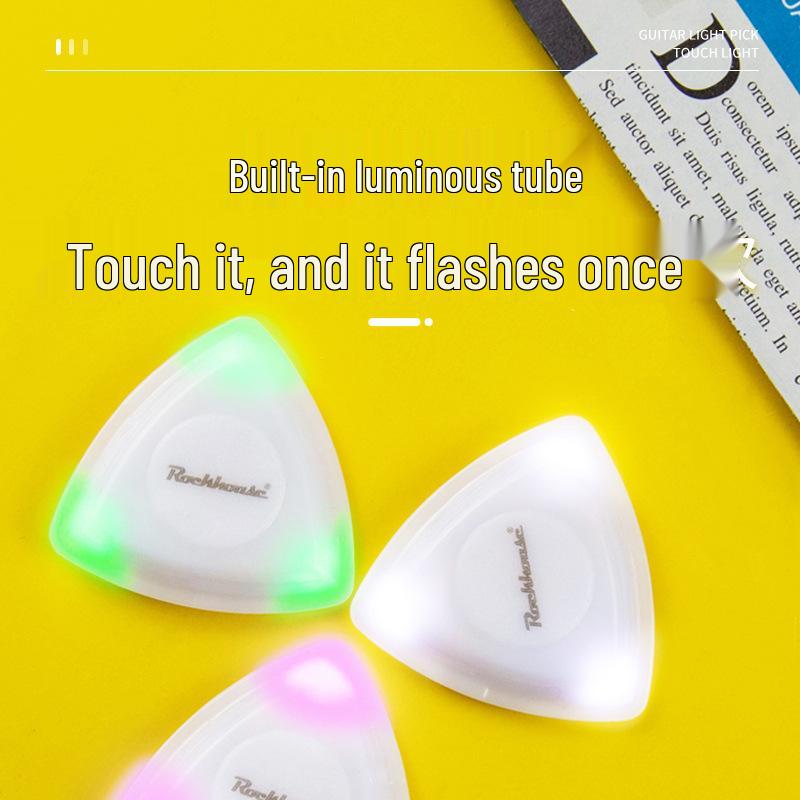 ROCKHOUSE LED-Licht Bassgitarre Dreieck Plektrum