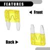 Partuto Set of 5 Mini 20AMP APM/ATM Universal Car Fuse Style Fuse Short