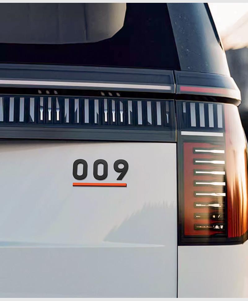 Černý válečník Autoemblém pro modely Zeekr 007GT/001/7X/009/007