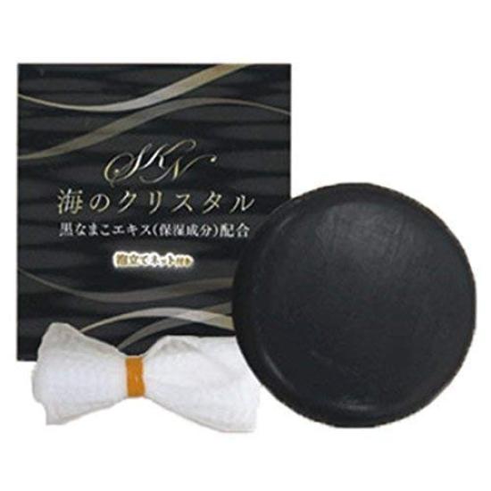 

Мыло Suzuki Oil Industry Umi no Crystal с пенообразующей сеткой 90 г