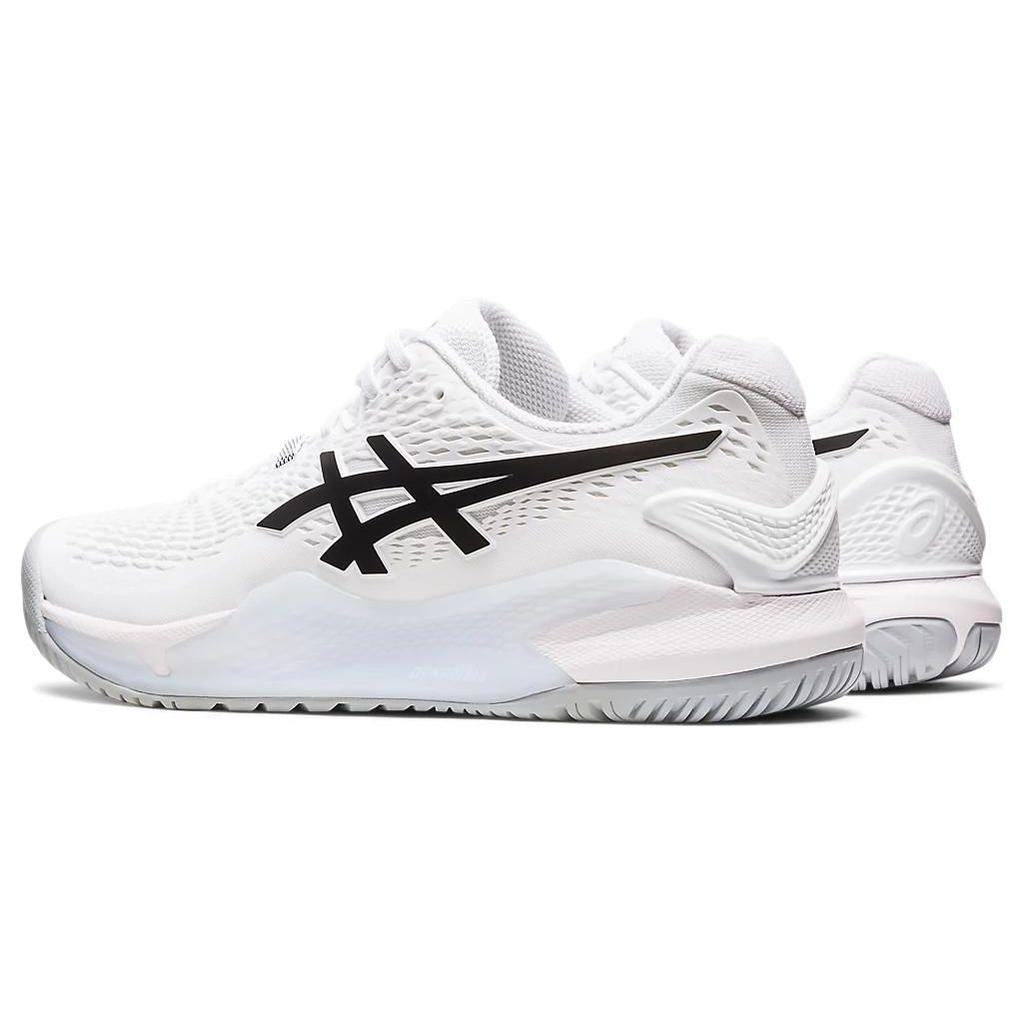 Asics Gel Resolution 9 White Black Men Sneakers 1041A330-100
