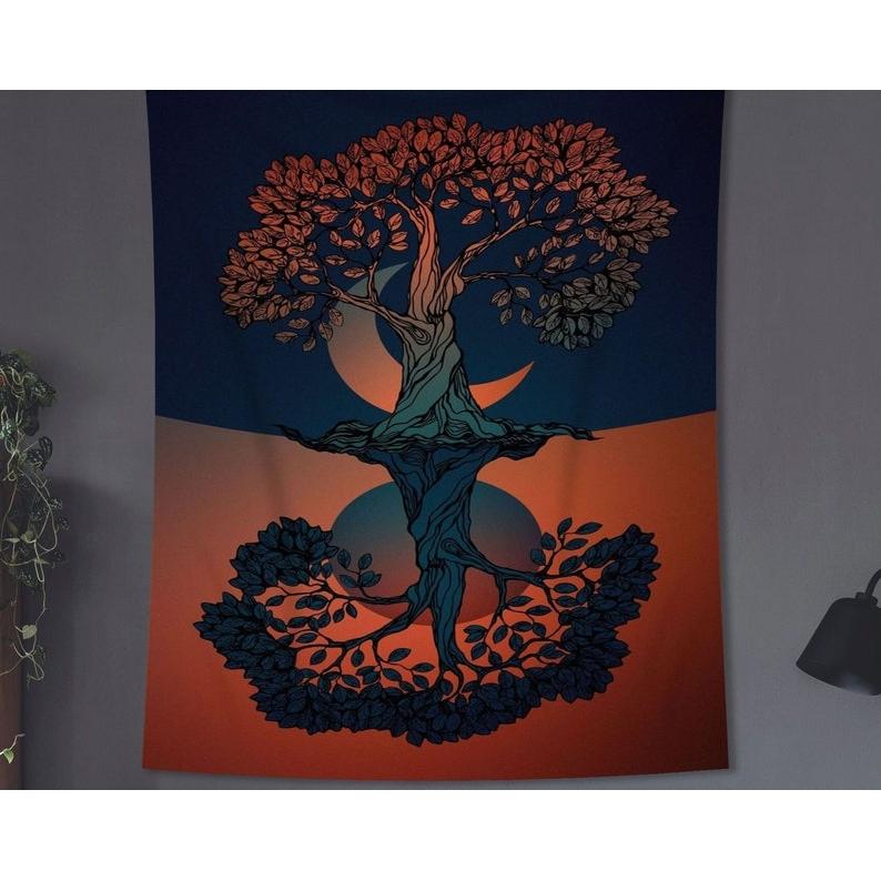 Tree of Life tapestry 75x100